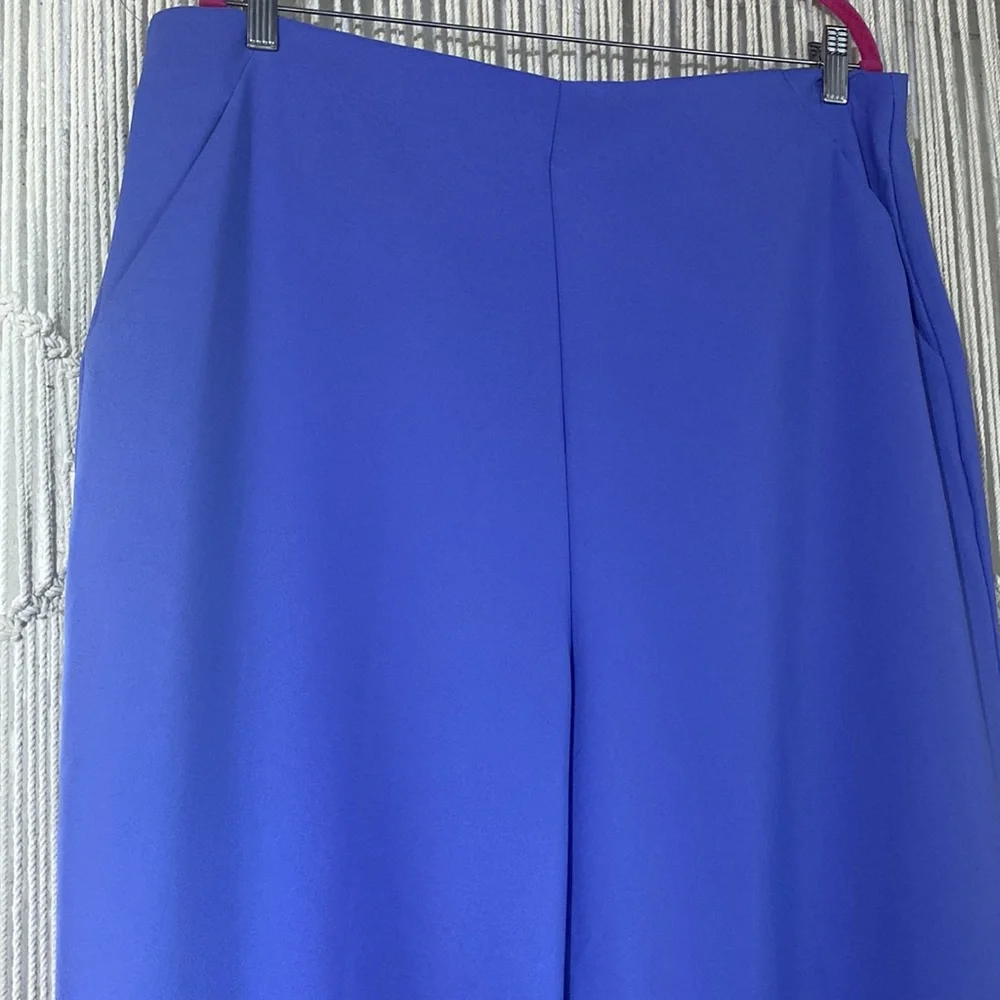 Torrid Pull On Wide Leg High Rise Pant Periwinkle NWT - Picture 2 of 6